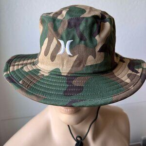 Hurley High Trail Boonie Hat Camo 100% Cotton Men Size L/XL (58-61 cm)